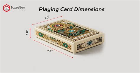 Playing Card Dimensions – A Comprehensive Guide .